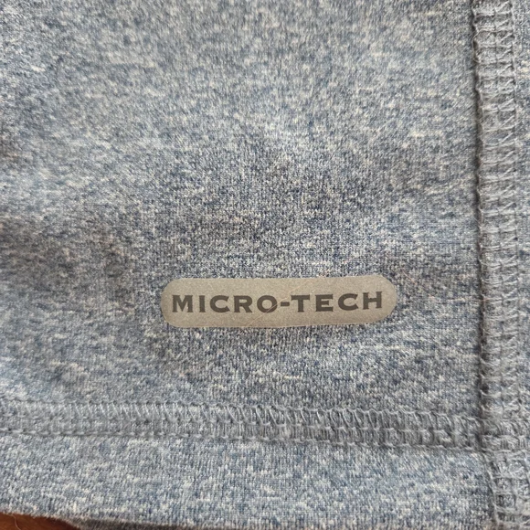 Free Country Men's Blue Long Sleeve Shirt xl Micro Tech Cozy Soft Warm - Picture 5 of 8